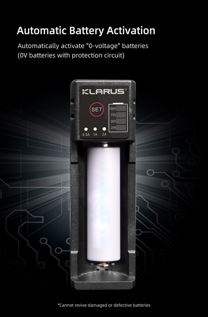 ΦΟΡΤΙΣΤΗΣ ΜΠΑΤΑΡΙΩΝ KLARUS K1 PRO